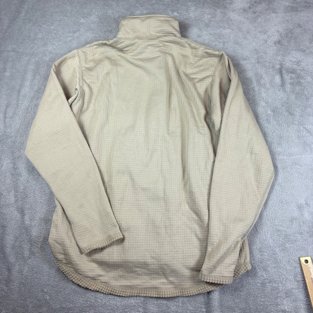 Peckham Shirt Mens Medium Gen III Cold Weather Mid Weight Grid Fleece Tan - Picture 2 of 7